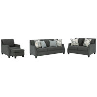 Signature Design by Ashley Bayonne Sofa, Loveseat, Chair and Ottoman