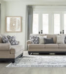 Signature Design by Ashley Elbiani Sofa and Loveseat-Alloy