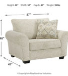 Benchcraft Haisley Sofa and Chair-Ivory