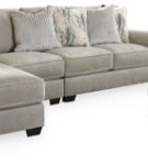 Benchcraft Ardsley 3-Piece Sectional and Ottoman