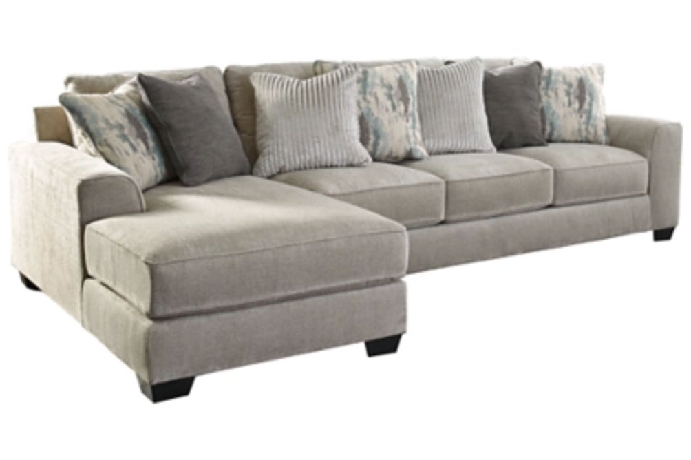 Benchcraft Ardsley 2-Piece Sectional with Chaise-Pewter