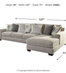 Benchcraft Ardsley 2-Piece Sectional with Chaise-Pewter