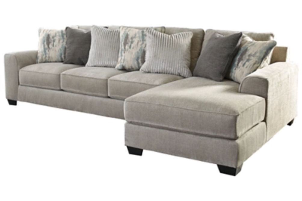 Benchcraft Ardsley 2-Piece Sectional with Chaise-Pewter