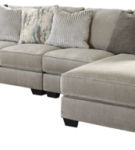 Benchcraft Ardsley 3-Piece Sectional with Chaise-Pewter