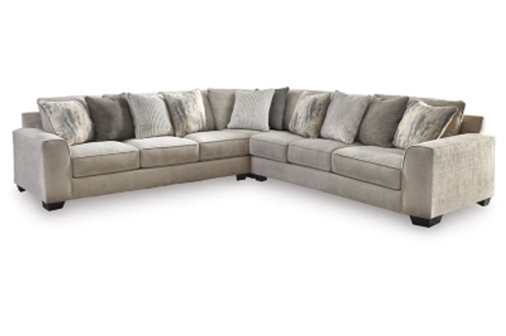 Benchcraft Ardsley 3-Piece Sectional-Pewter