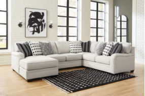 Signature Design by Ashley Huntsworth 4-Piece Sectional with Chaise-Dove Gray