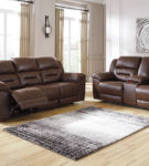 Signature Design by Ashley Stoneland Reclining Sofa and Loveseat-Chocolate