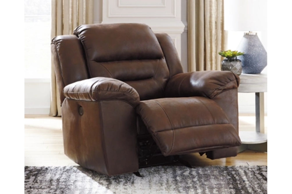 Signature Design by Ashley Stoneland Power Recliner-Chocolate