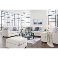 Signature Design by Ashley Cashton Sofa, Loveseat, Chair and Ottoman-Snow