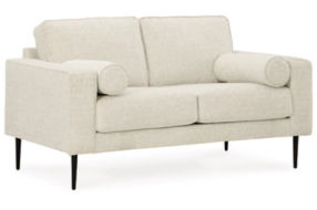 Signature Design by Ashley Hazela Sofa, Loveseat, Chair and Ottoman-Sandstone