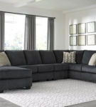 Signature Design by Ashley Eltmann 4-Piece Sectional with Chaise-Slate