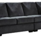 Signature Design by Ashley Eltmann 4-Piece Sectional with Cuddler-Slate