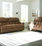 Signature Design by Ashley Boothbay Reclining Sofa and Loveseat-Auburn