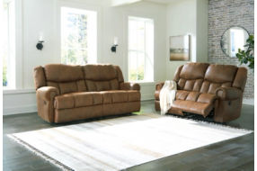 Signature Design by Ashley Boothbay Reclining Sofa and Loveseat-Auburn