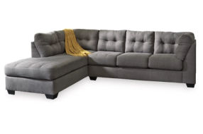 Benchcraft Maier 2-Piece Sleeper Sectional with Chaise-Charcoal