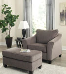 Signature Design by Ashley Nemoli Chair and Ottoman-Slate