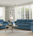 Signature Design by Ashley Miravel Sofa, Loveseat and Recliner-Indigo