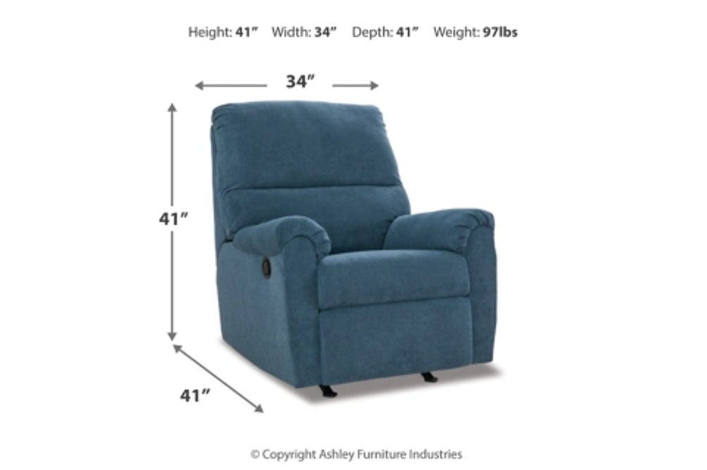 Signature Design by Ashley Miravel Sofa, Loveseat and Recliner-Indigo