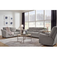 Signature Design by Ashley Miravel Sofa, Loveseat and Recliner-Slate