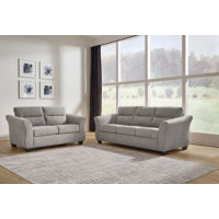 Signature Design by Ashley Miravel Sofa and Loveseat-Slate