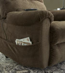 Signature Design by Ashley Shadowboxer Power Lift Recliner-Chocolate