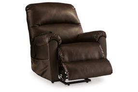 Signature Design by Ashley Shadowboxer Power Lift Recliner-Chocolate