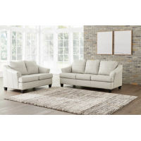 Signature Design by Ashley Genoa Sofa and Loveseat-Coconut