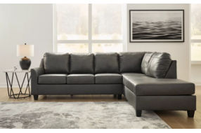 Signature Design by Ashley Valderno 2-Piece Sectional with Chaise-Fog