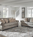 Signature Design by Ashley Olsberg Sofa and Loveseat-Steel