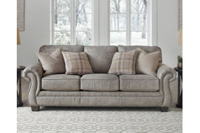 Signature Design by Ashley Olsberg Sofa, Loveseat and Recliner-Steel