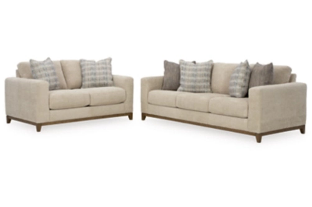 Signature Design by Ashley Parklynn Sofa and Loveseat-Desert