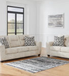 Signature Design by Ashley Lonoke Sofa and Loveseat-Parchment