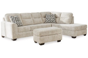 Signature Design by Ashley Lonoke 2-Piece Sectional with Chaise and Ottoman