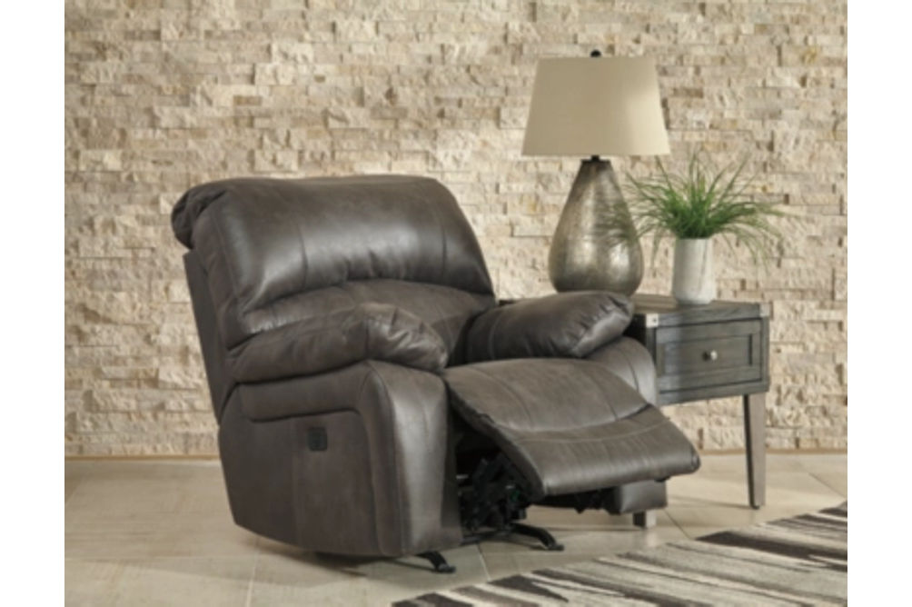 Signature Design by Ashley Dunwell Power Recliner-Steel