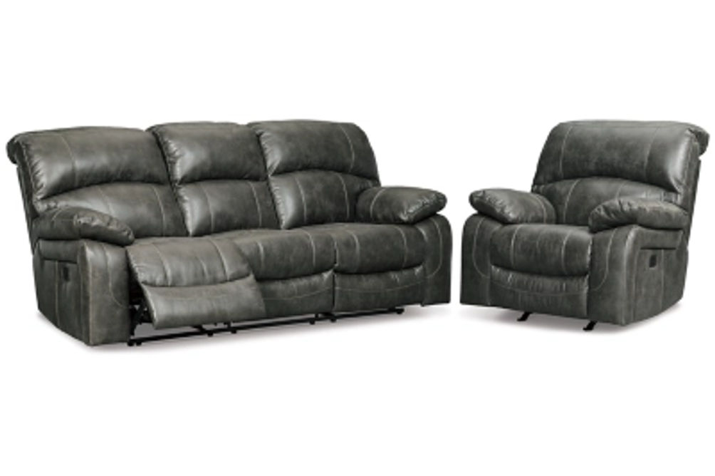 Signature Design by Ashley Dunwell Power Reclining Sofa with Power Recliner