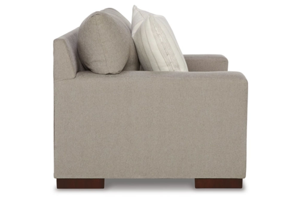 Signature Design by Ashley Maggie Oversized Chair and Ottoman-Flax