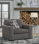 Signature Design by Ashley Gardiner Oversized Chair-Pewter