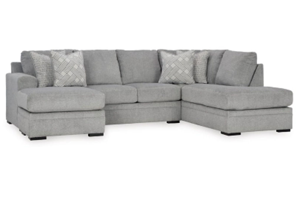 Signature Design by Ashley Casselbury 2-Piece Sectional with Chaise-Cement