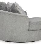 Signature Design by Ashley Casselbury Oversized Swivel Accent Chair-Cement