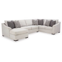 Benchcraft Koralynn 3-Piece Sectional with Chaise-Stone