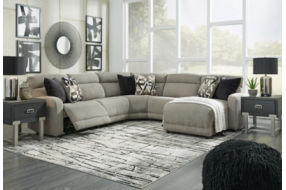 Colleyville 5-Piece Power Reclining Sectional with Chaise-Stone