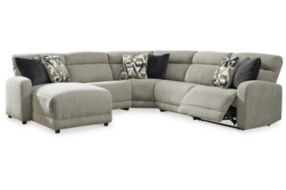 Colleyville 5-Piece Power Reclining Sectional with Chaise-Stone