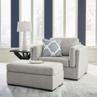 Benchcraft Evansley Oversized Chair and Ottoman