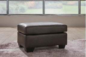 Signature Design by Ashley Belziani Oversized Chair and Ottoman-Storm