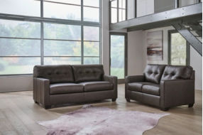 Signature Design by Ashley Belziani Sofa and Loveseat-Storm