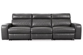 Signature Design by Ashley Samperstone 3-Piece Power Reclining Sectional Sofa