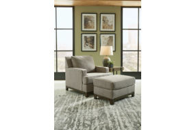 Signature Design by Ashley Kaywood Chair and Ottoman-Granite