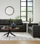 Signature Design by Ashley Luigi Sofa and Loveseat-Thunder