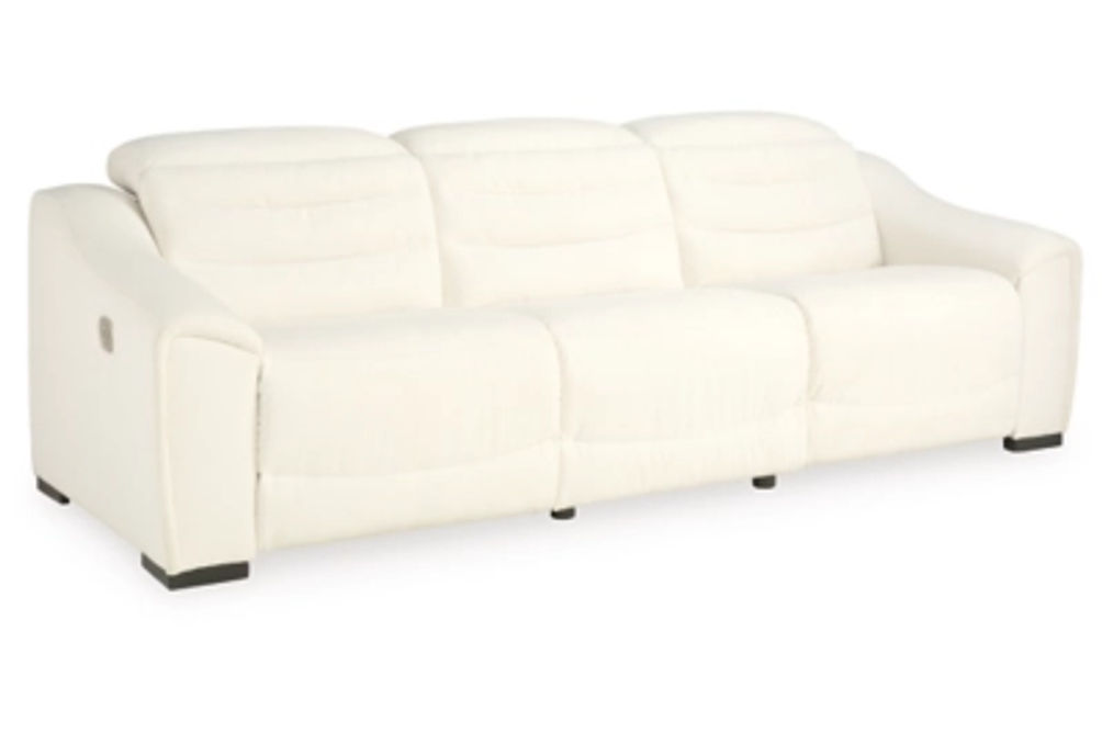 Next-Gen Gaucho 3-Piece Power Reclining Sectional Sofa-Chalk