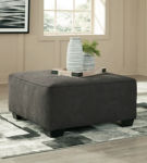 Signature Design by Ashley Lucina 3-Piece Sectional with Ottoman-Charcoal